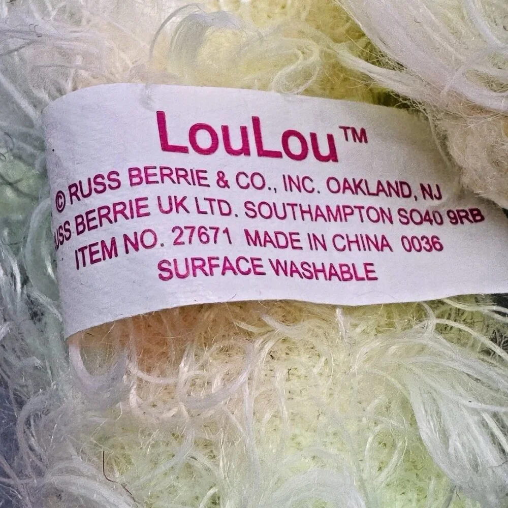 Russ Lou Lou Pastel Lamb Plush 5 inch Stuffed Animal Easter Nursery‎ 5